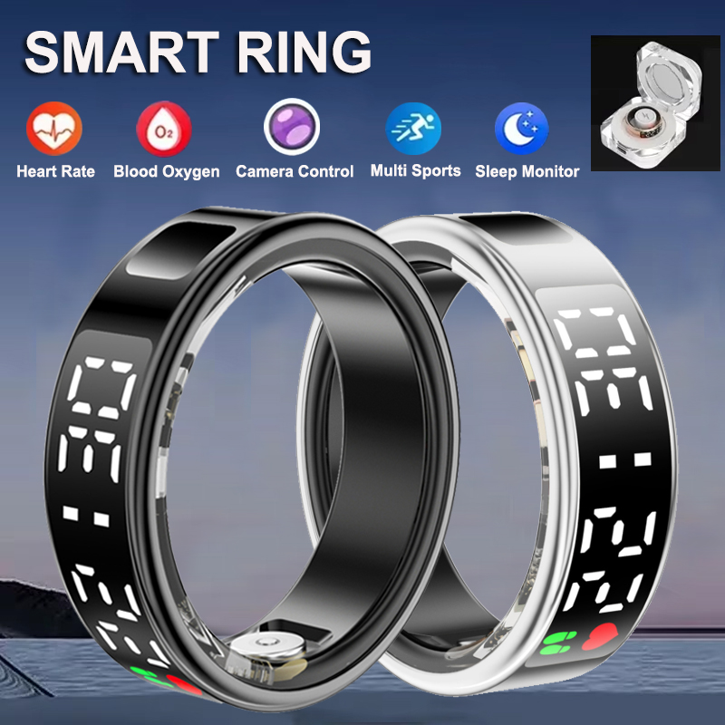 Gymnastic Ring - Anillo inteligente ritmo cardíaco oxígeno en