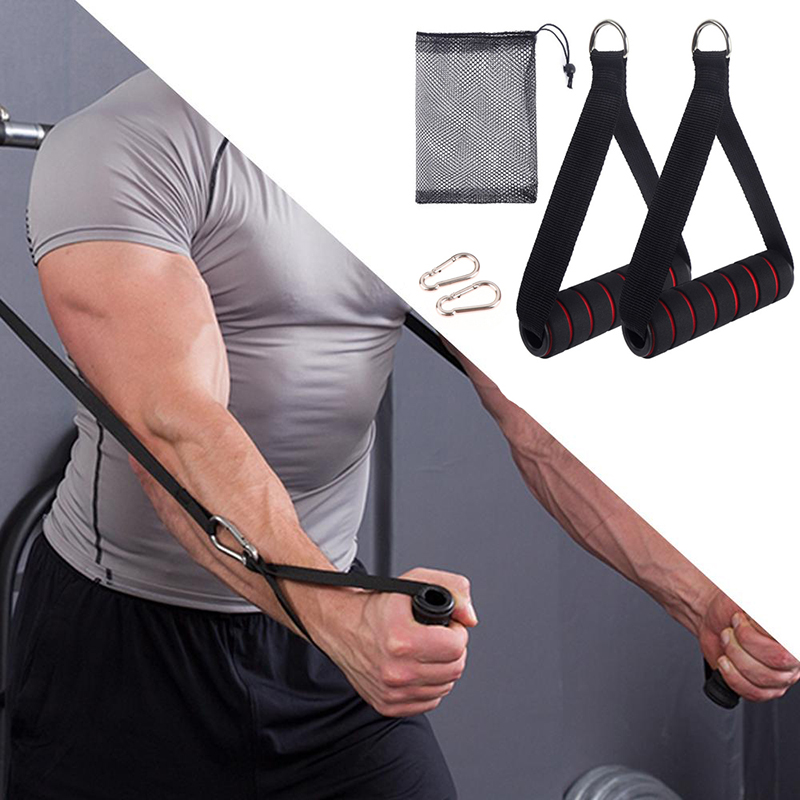 Gymnastic Ring - 【F】Mango resistente para máquina de cable