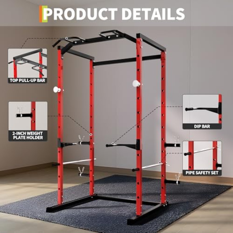 Jaula de potencia de alta resi - Pull Up Bar reseña y precio