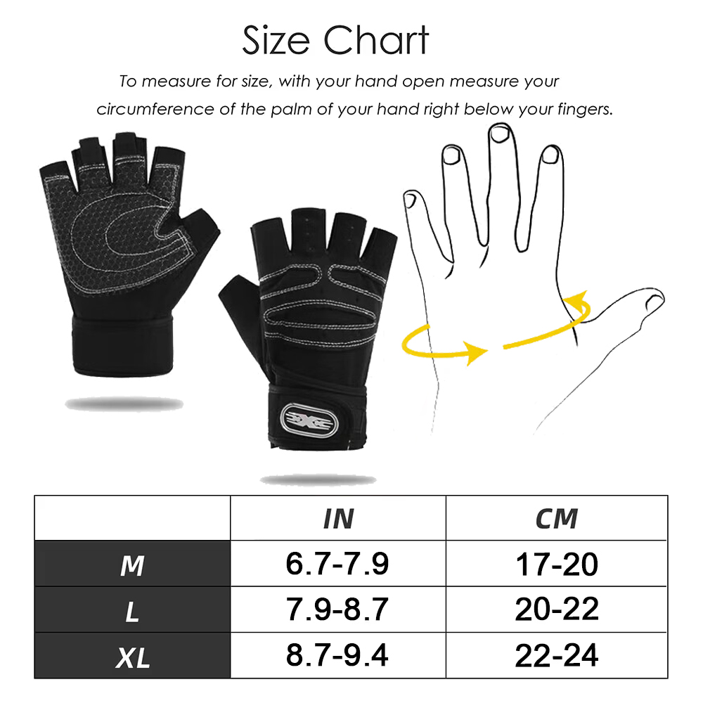 Guantes de gimnasio, guantes d - Weightlifting Gloves reseña y precio