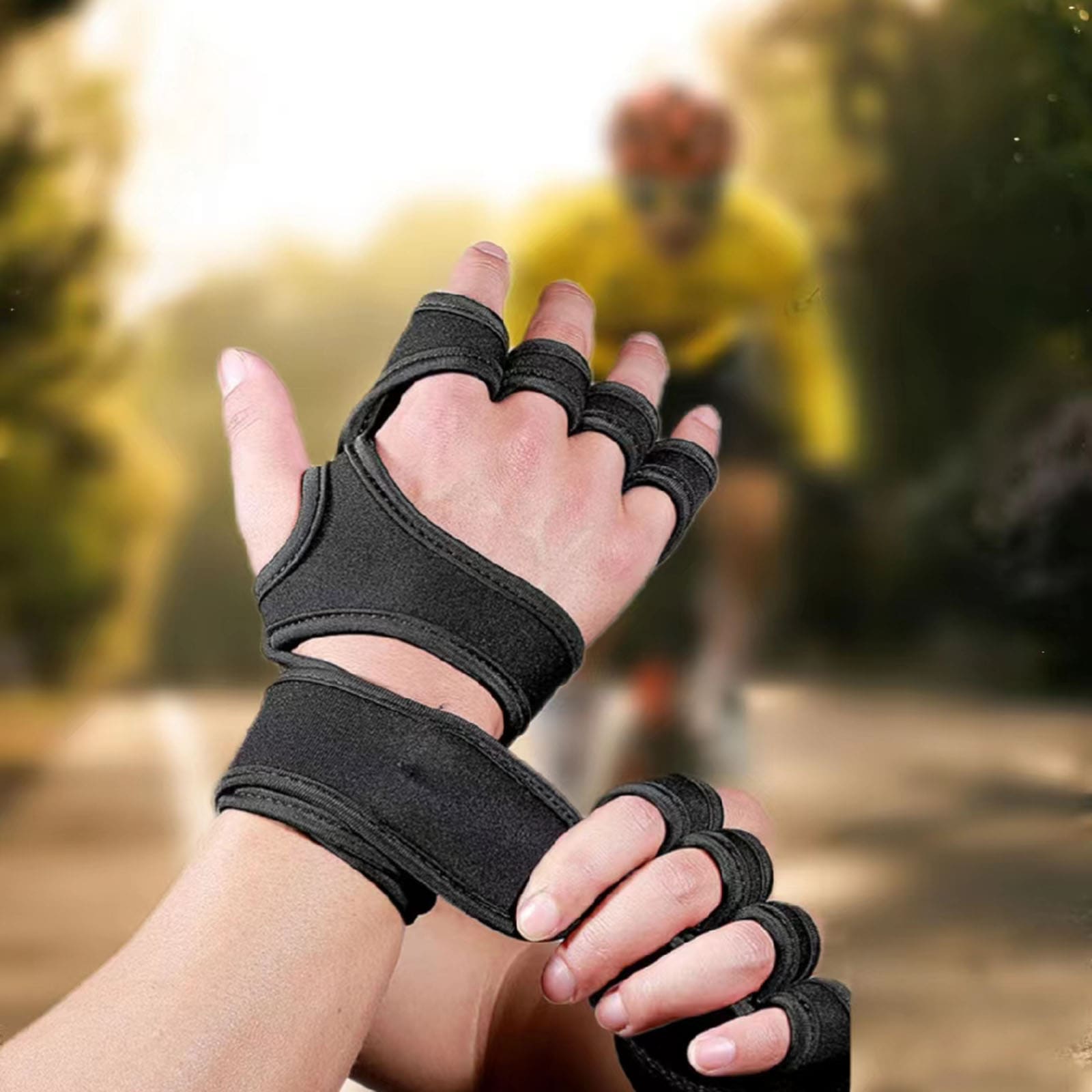 1 par de guantes deportivos pa - Weightlifting Gloves reseña y precio