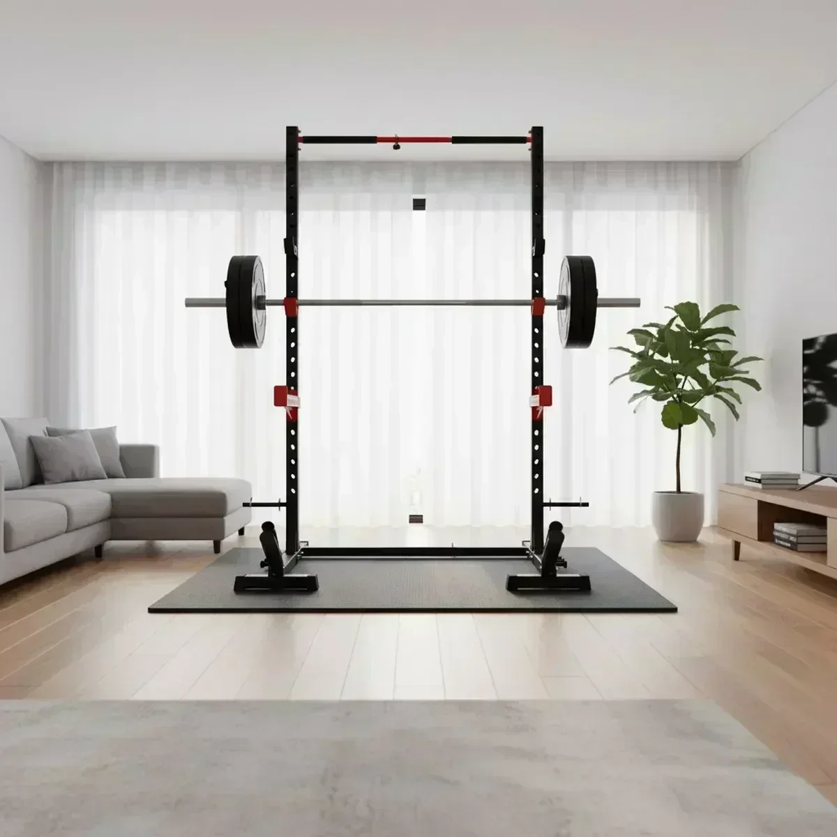 Rack de Sentadillas Ajustable  - Pull Up Bar reseña y precio