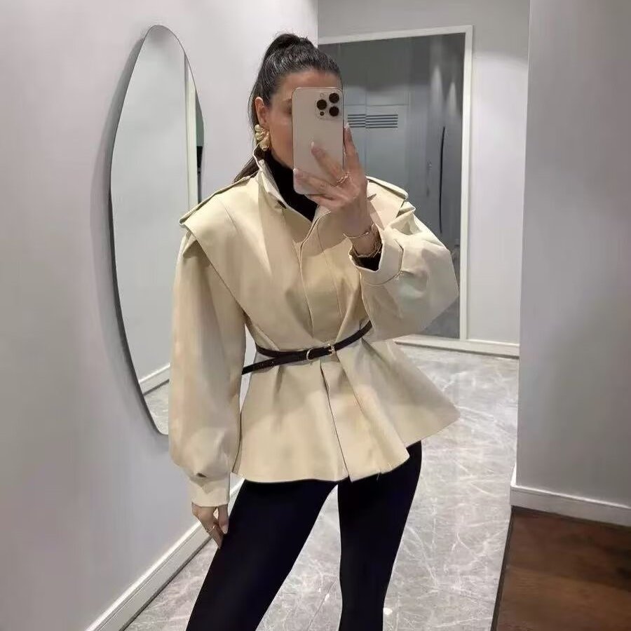 Abrigo de moda para mujer, est - Crossfit Belt reseña y precio