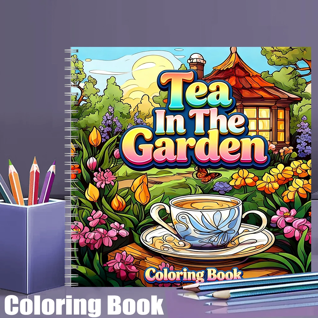 Libro para colorear Tea In The - Chalk Bag reseña y precio