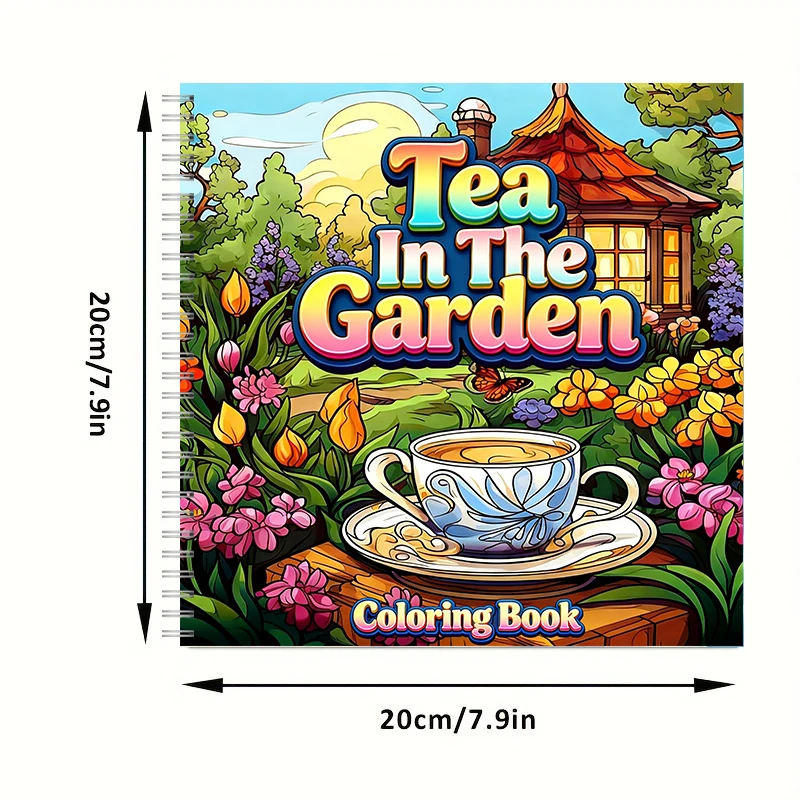 Libro para colorear Tea In The - Chalk Bag reseña y precio