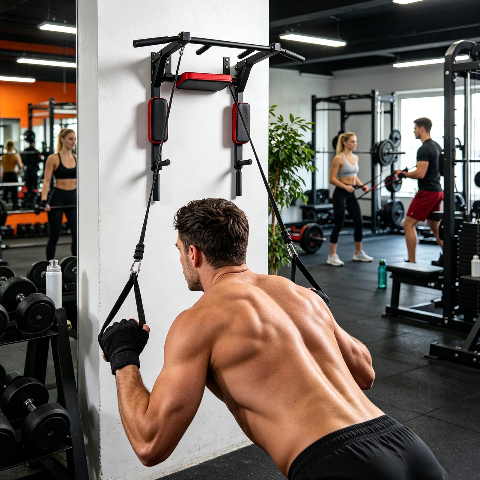 Barra de dominadas montada en  - Pull Up Bar reseña y precio